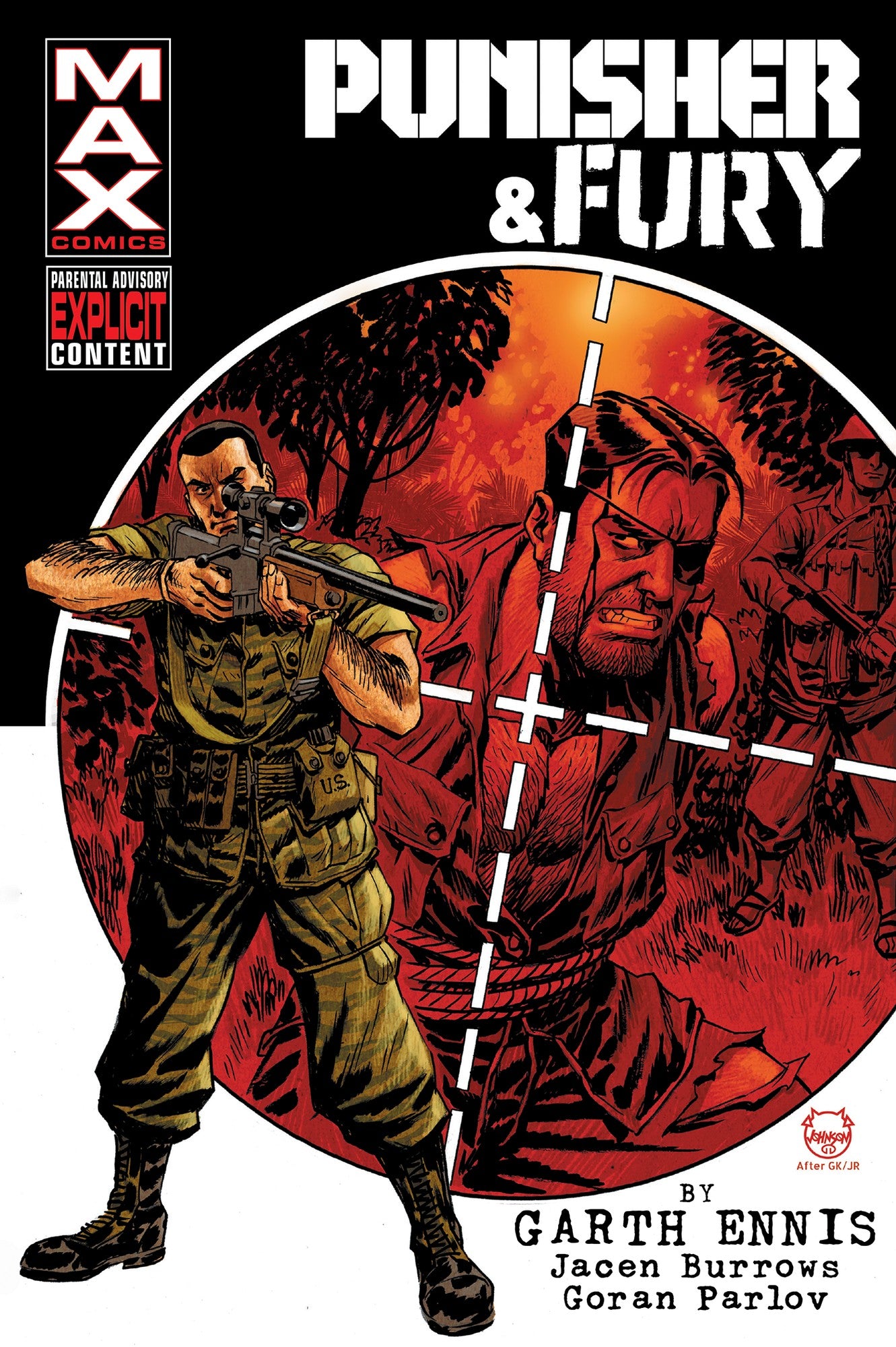 Punisher & Fury Max By Garth Ennis Omnibus Dave Johnson Cover | Marvel