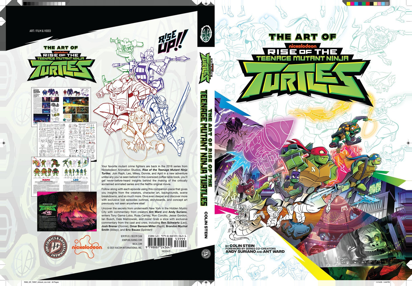 The Art of Rise of The Teenage Mutant Ninja Turtles HC | IDW
