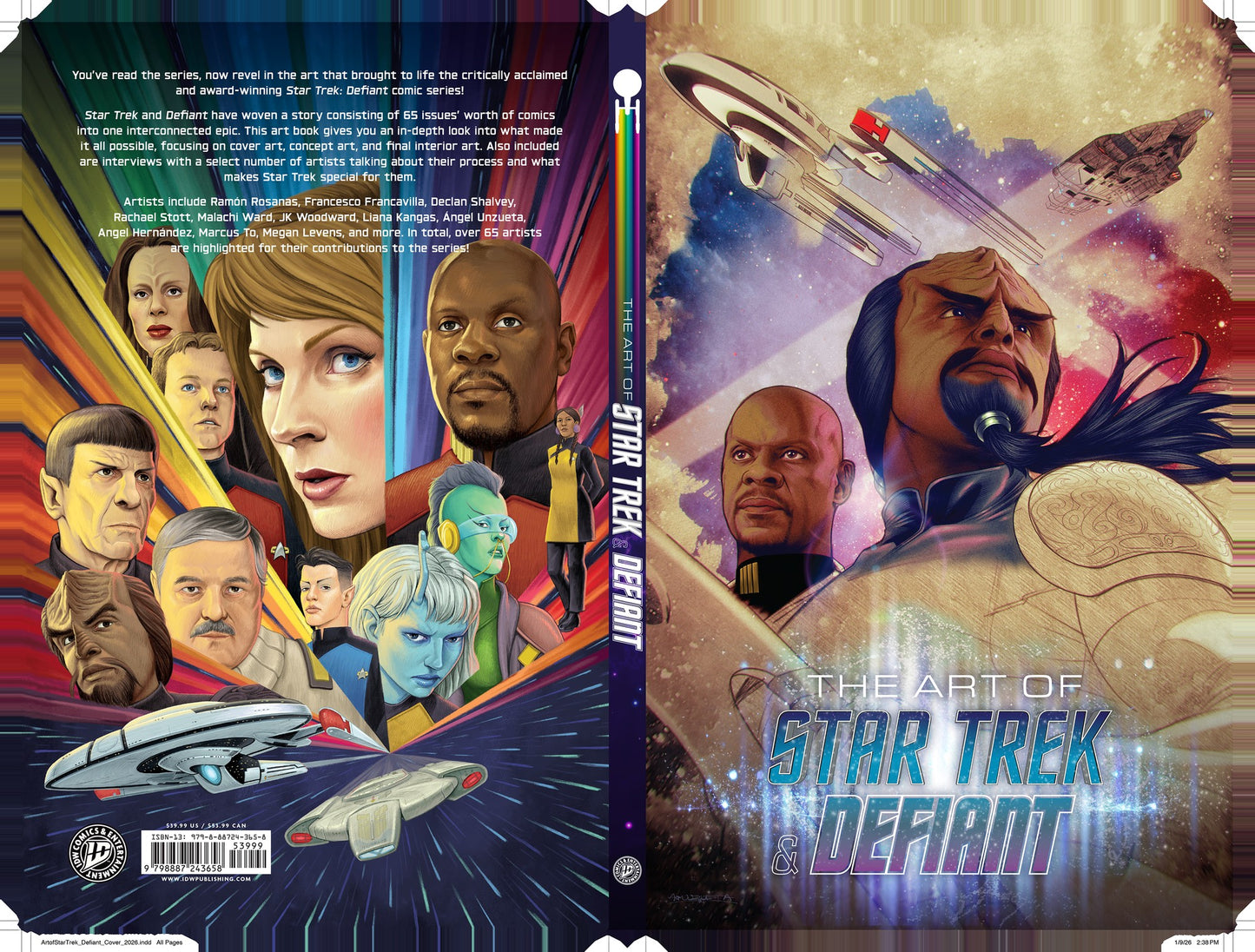 The Art of Star Trek & Defiant HC | IDW