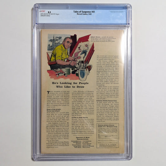 Tales of Suspense #41 CGC 8.5 VF+