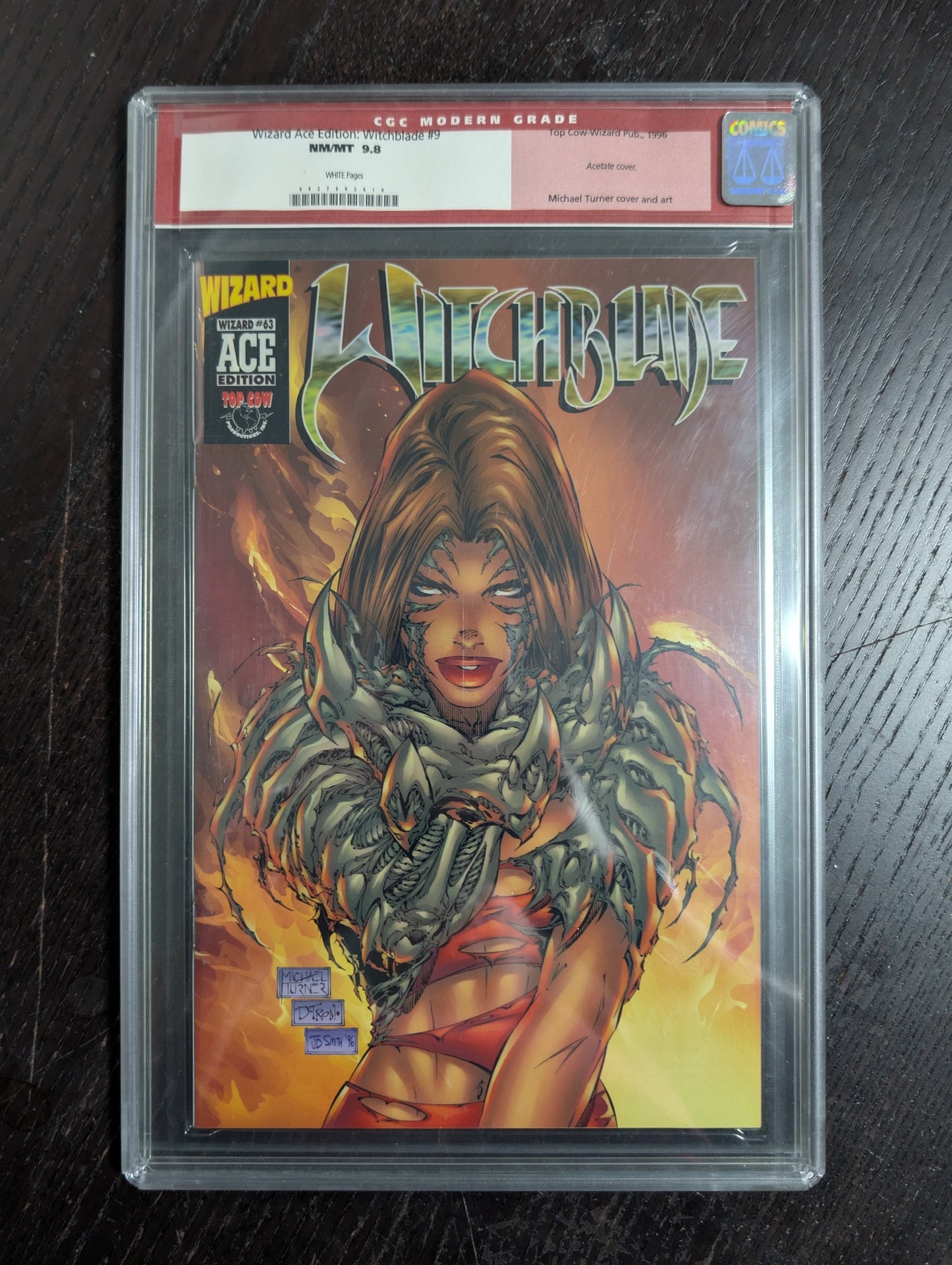Witchblade #9 CGC 9.8 NM/M | Wizard Ace Edition