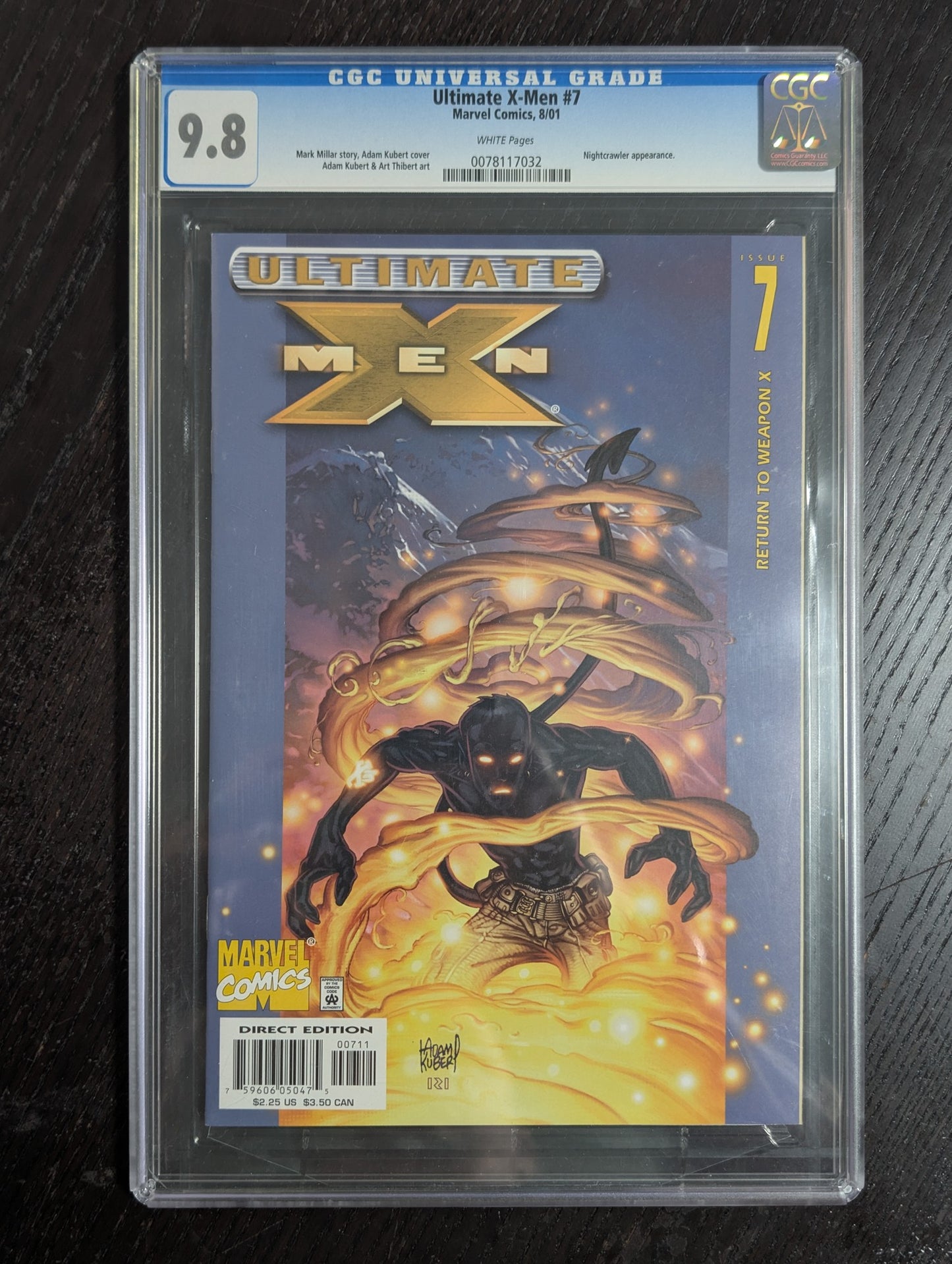 Ultimate X-Men #7 CGC 9.8 NM/M
