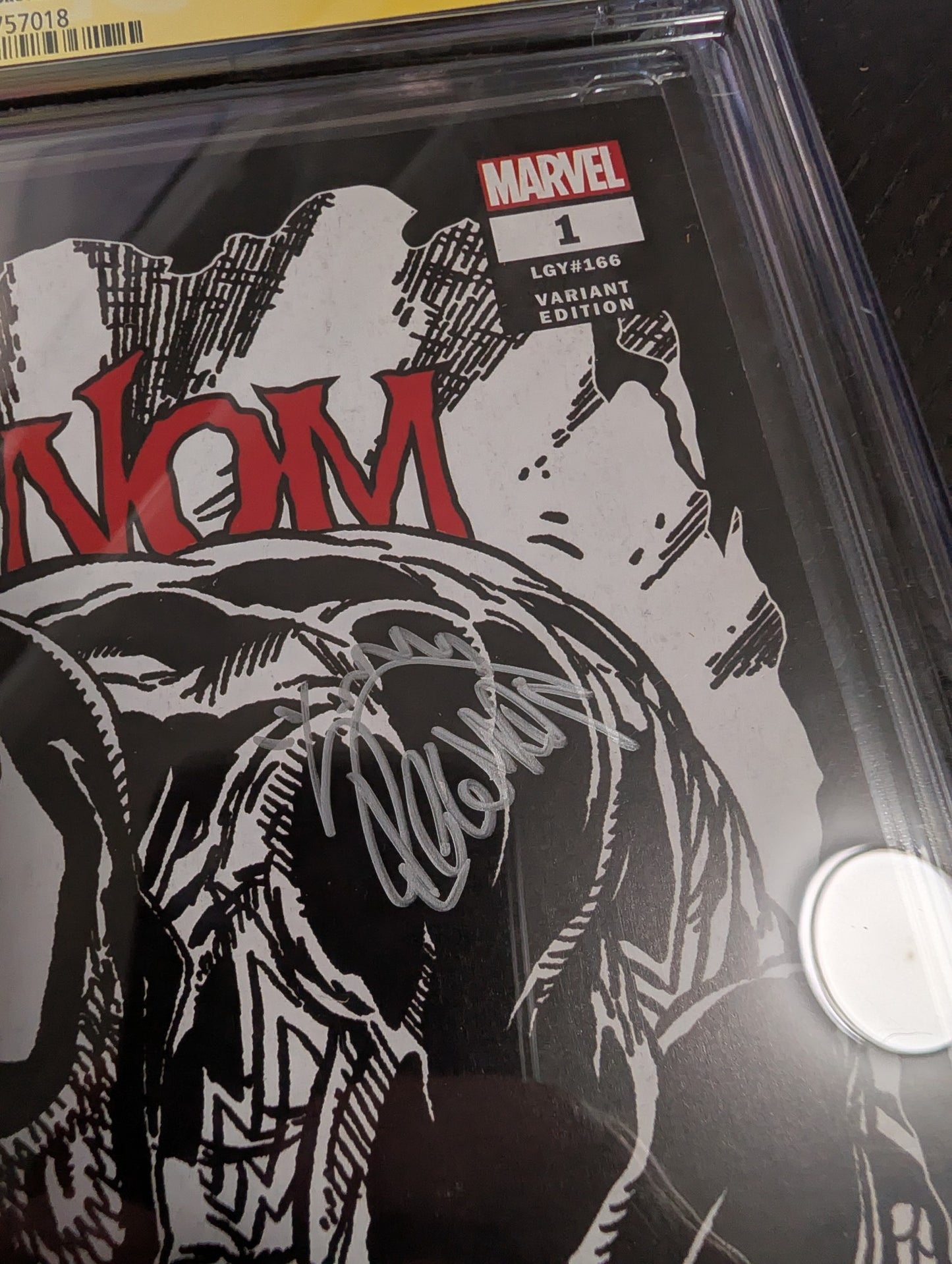 Venom (2018) #1 CGC SS 9.2 NM- | Remastered Sketch Variant Signed by Cates & Stegman