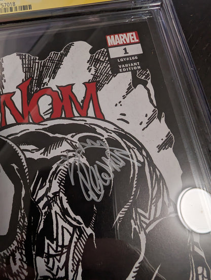 Venom (2018) #1 CGC SS 9.2 NM- | Remastered Sketch Variant Signed by Cates & Stegman