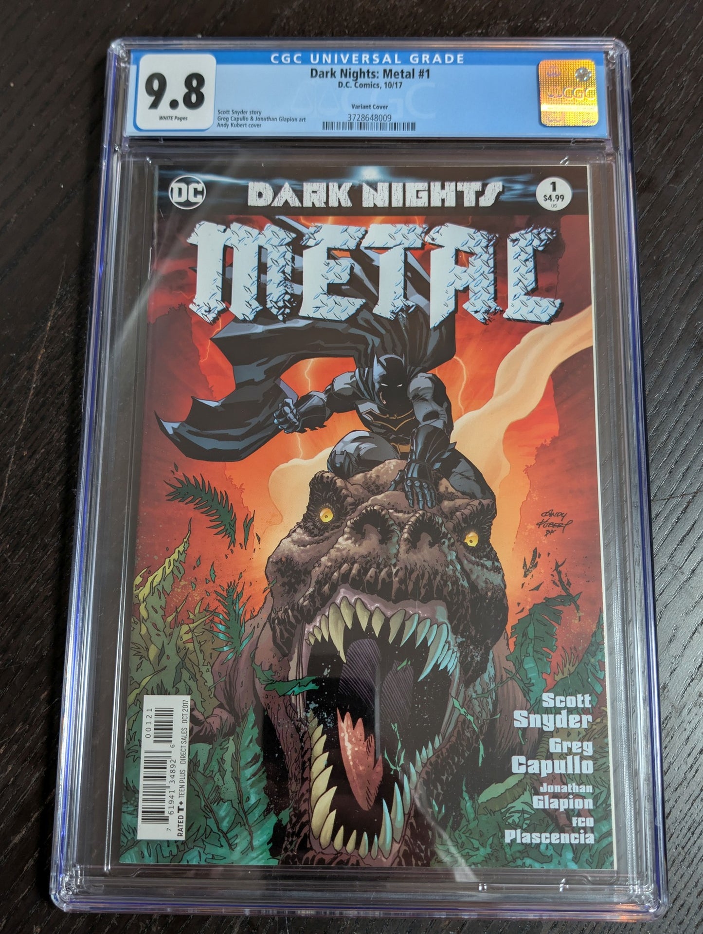 Dark Nights: Metal #1 CGC 9.8 NM/M | Kubert Variant