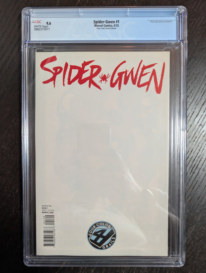 Spider-Gwen (2015) #1 CGC 9.6 NM+ | Four Color Grails Edition