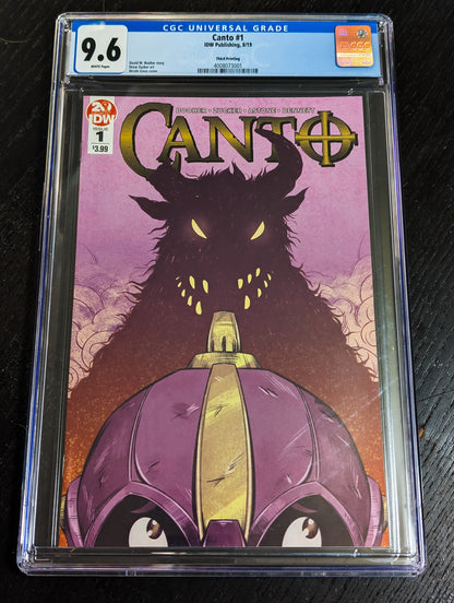 Canto #1 CGC 9.6 NM+ | Thid Printing Variant IDW Publishing – Front