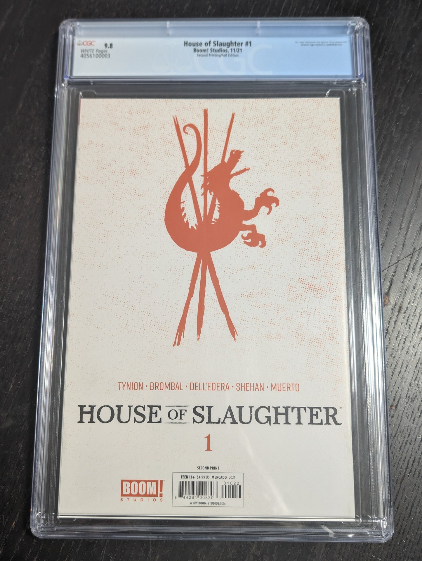 House of Slaughter #1 CGC 9.8 NM/M | 2nd Printing Foil Edition