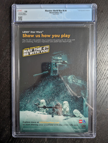 Maestro: World War M #4 CGC 9.8 NM/M | Design Variant