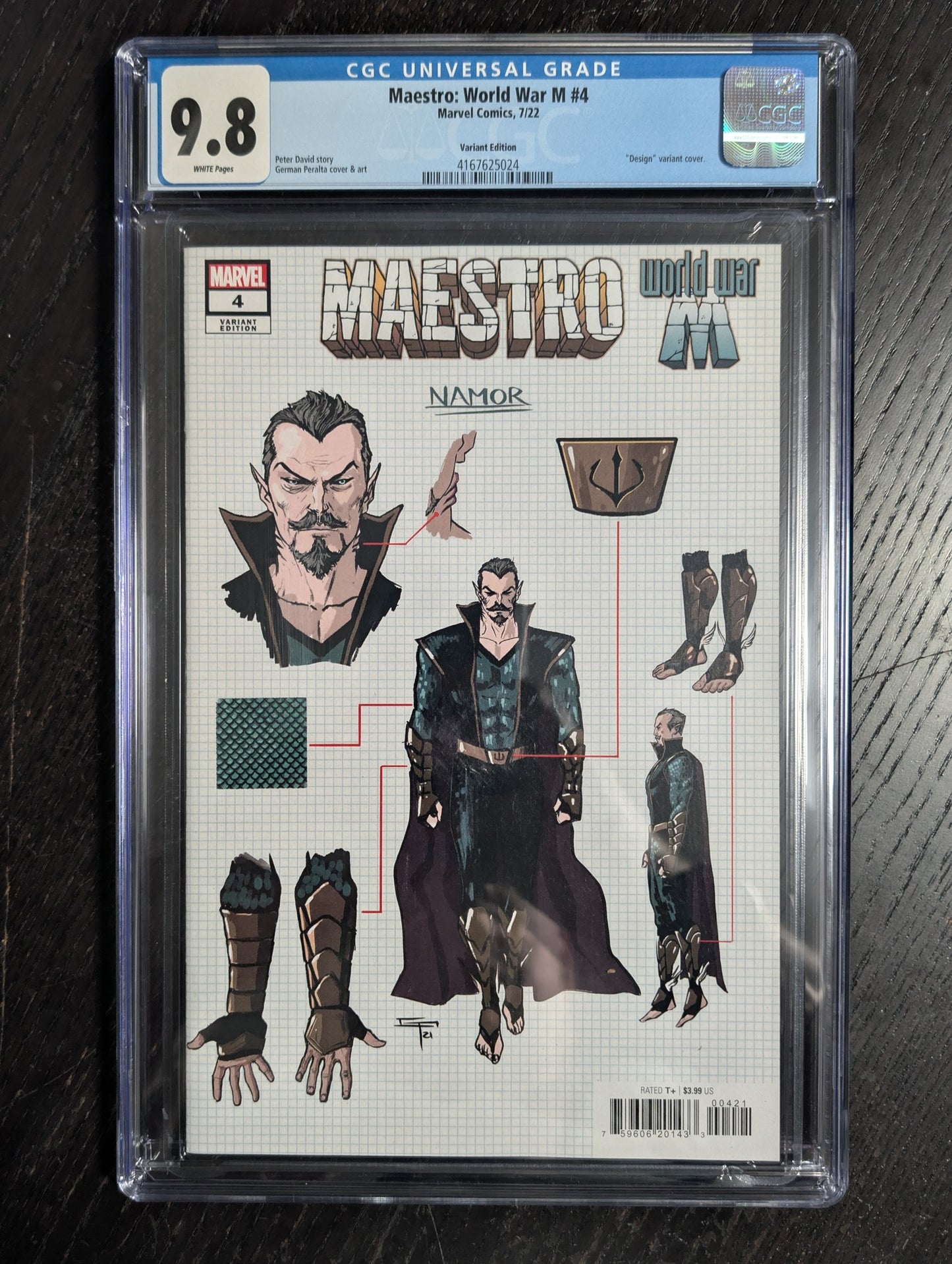 Maestro: World War M #4 CGC 9.8 NM/M | Design Variant