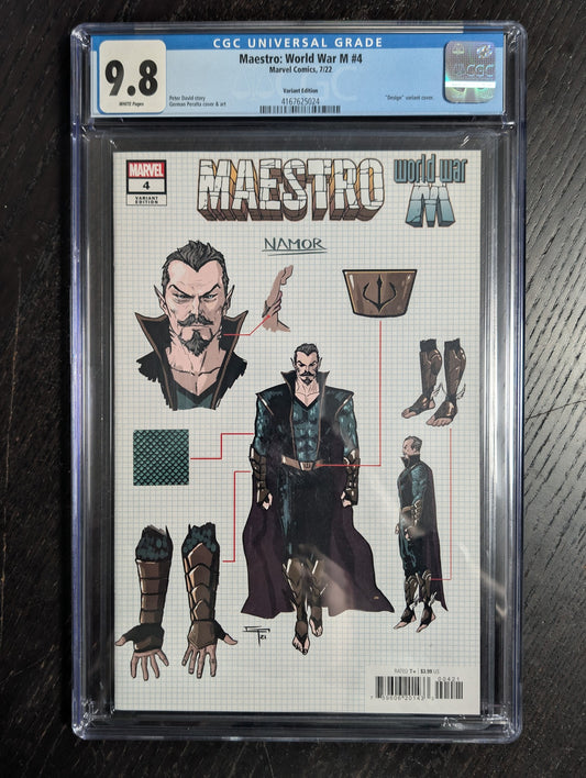Maestro: World War M #4 CGC 9.8 NM/M | Design Variant