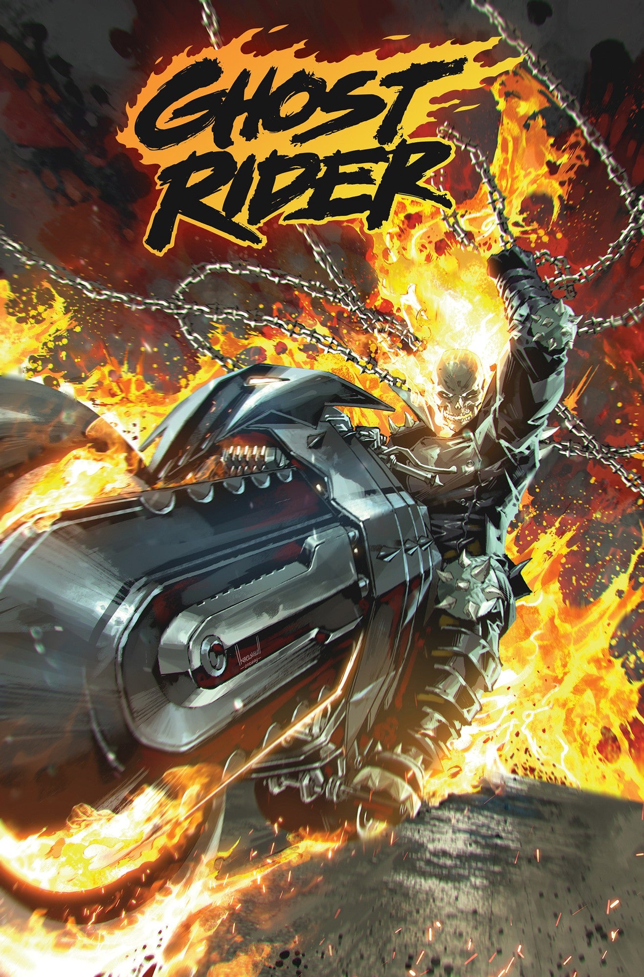 Ghost Rider By Benjamin Percy Omnibus Kael Ngu Cover | Marvel
