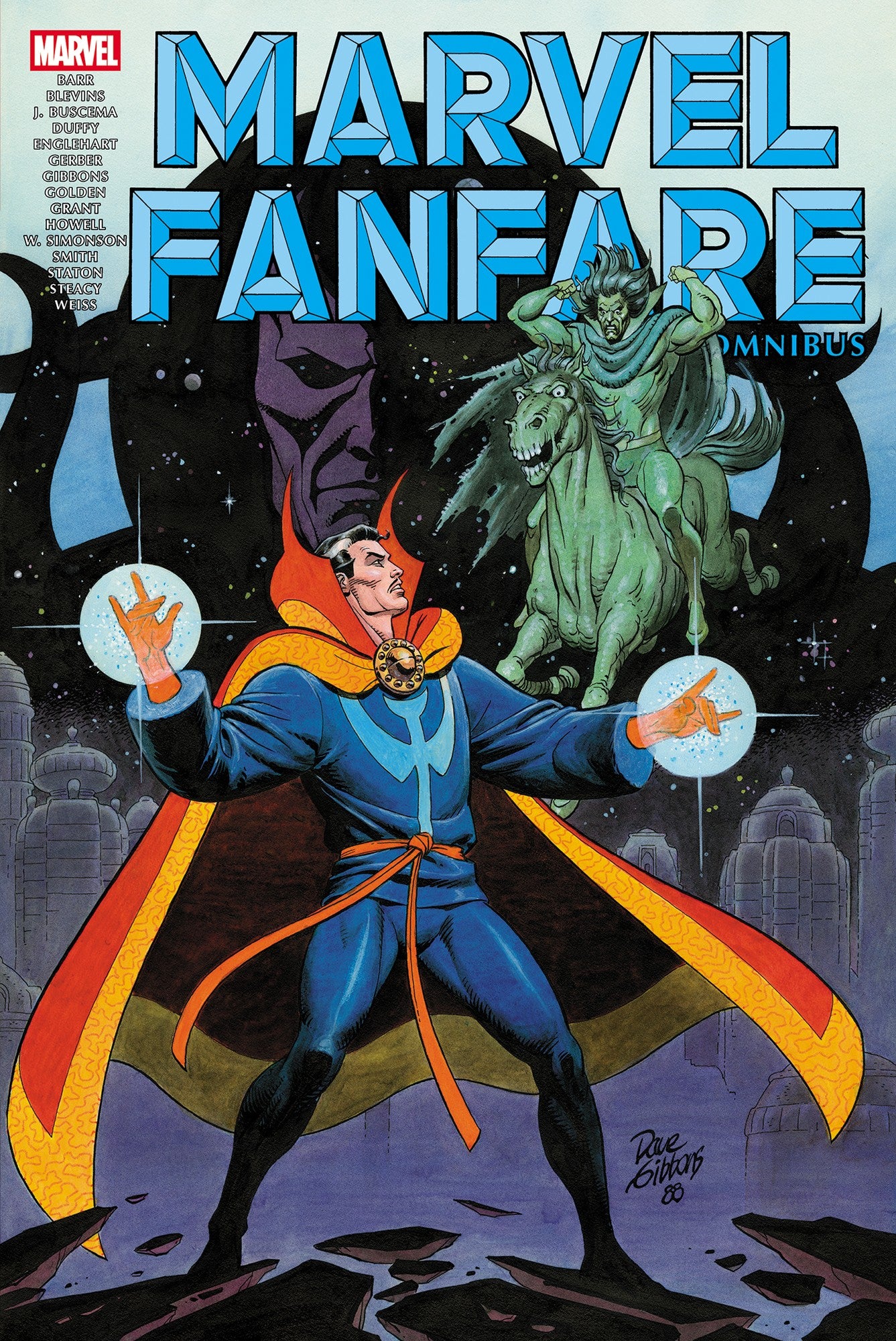 Marvel Fanfare Omnibus Vol. 3 Dave Gibbons Cover | Marvel