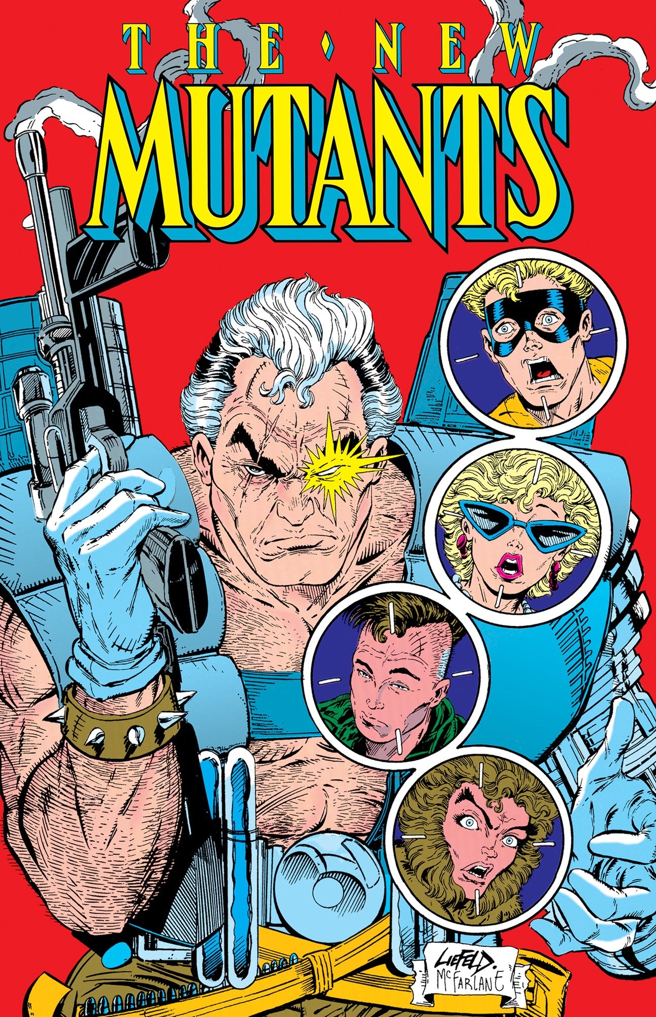 New Mutants Omnibus Vol. 4 Rob Liefeld Cable Cover | Marvel