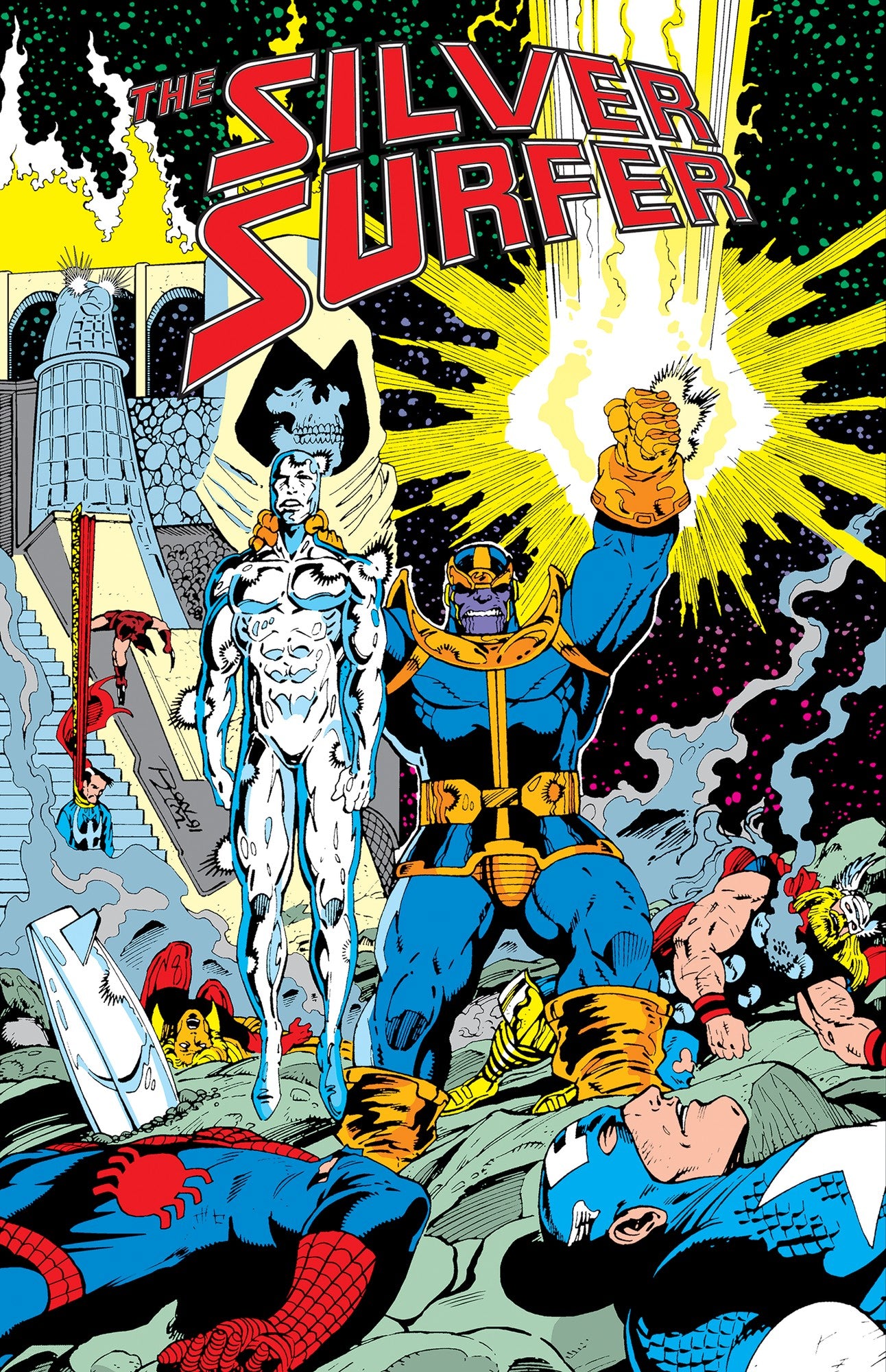 Silver Surfer: The Infinity Gauntlet Omnibus Ron Lim Infinity Gauntlet Cover | Marvel