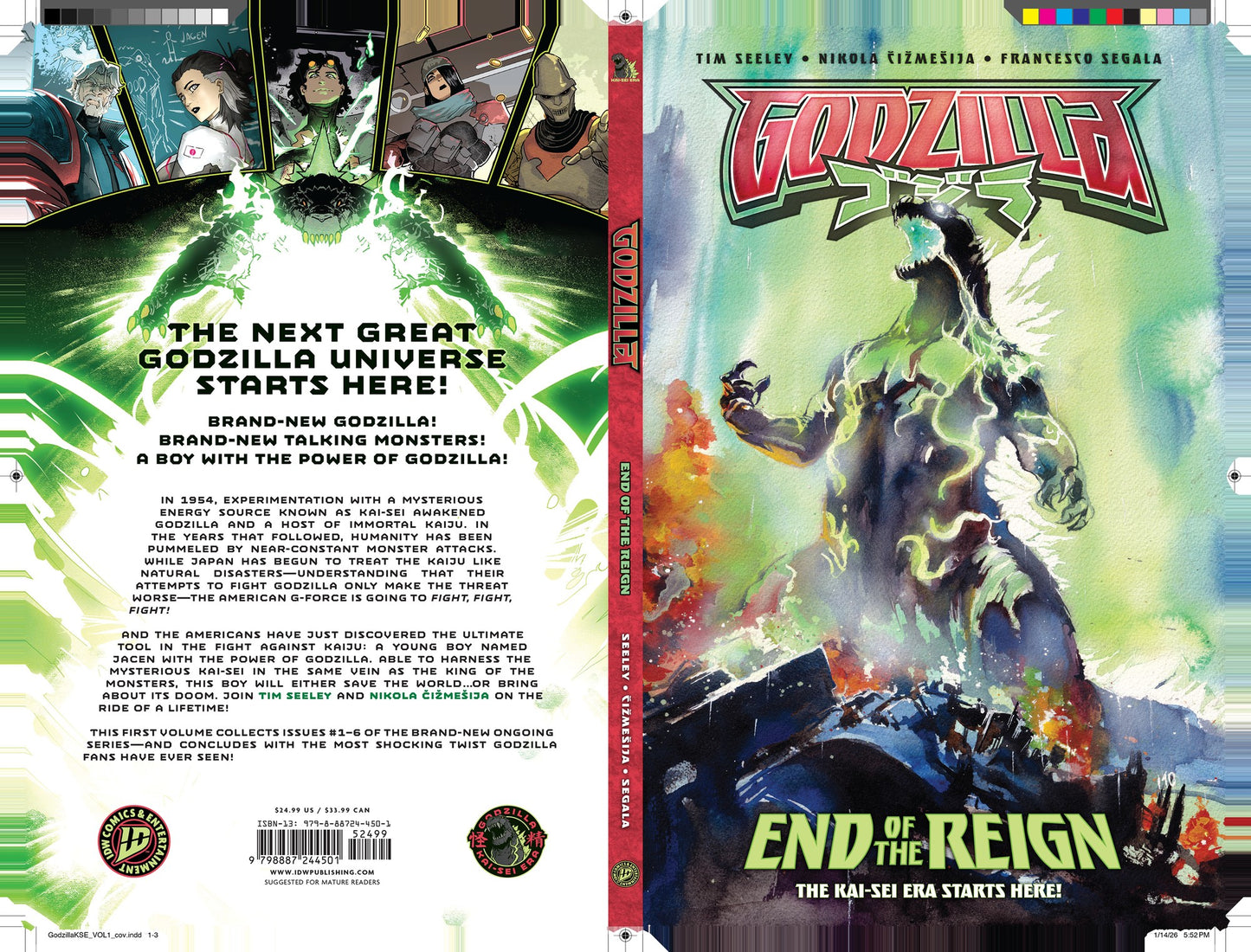 Godzilla [Kai-Sei Era]: End of the Reign TPB | IDW
