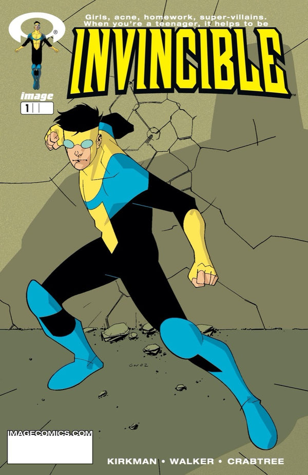 Invincivble #1 comic book cover