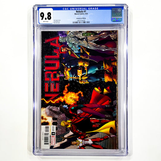 Comic book cover of Nebula #1 with CGC grading label on a white background