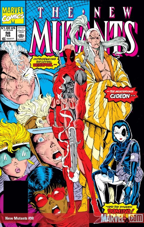 New Mutants #98 comic book cover