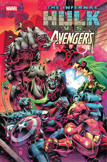 Original cover — INFERNAL HULK VS. AVENGERS #1 COVER A Main Cover CGC 9.8 NM/M Preorder