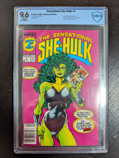 Sensational She-Hulk #1 CBCS 9.6 NM+ Marvel 1989 – Front