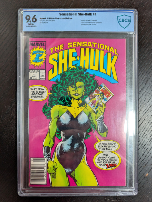 Sensational She-Hulk #1 CBCS 9.6 NM+ Marvel 1989 – Front