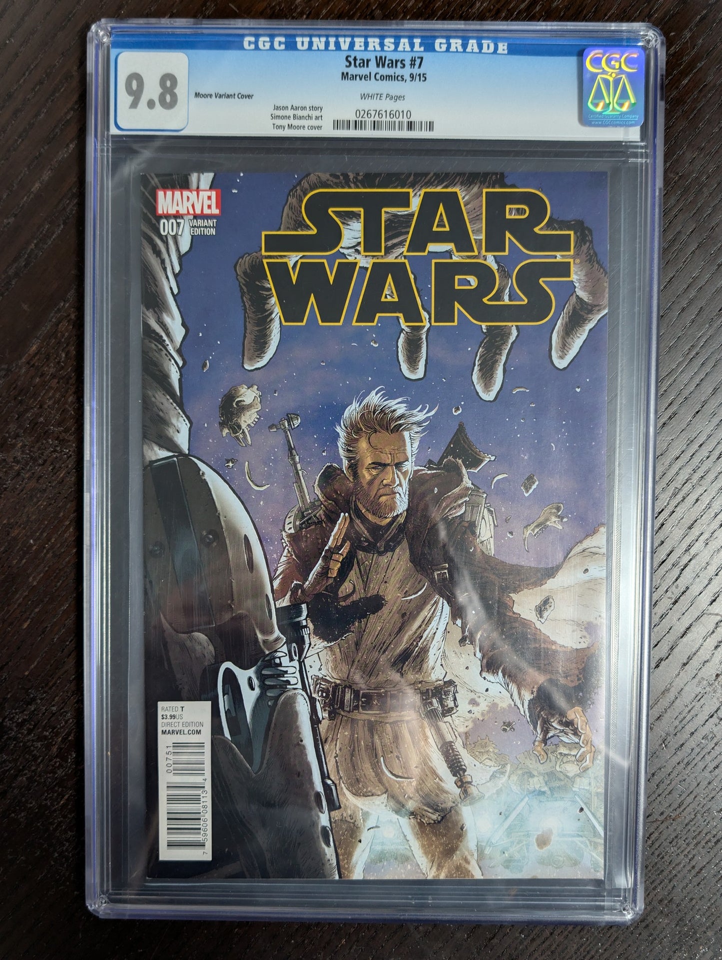 Star Wars (2015) #7 CGC 9.8 NM/M Moore Variant Marvel Comics 2015 – Front