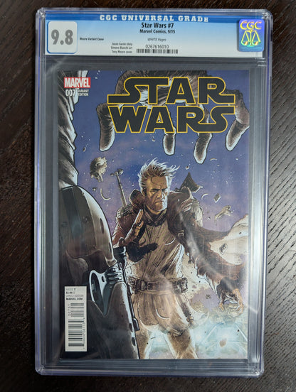 Star Wars (2015) #7 CGC 9.8 NM/M Moore Variant Marvel Comics 2015 – Front