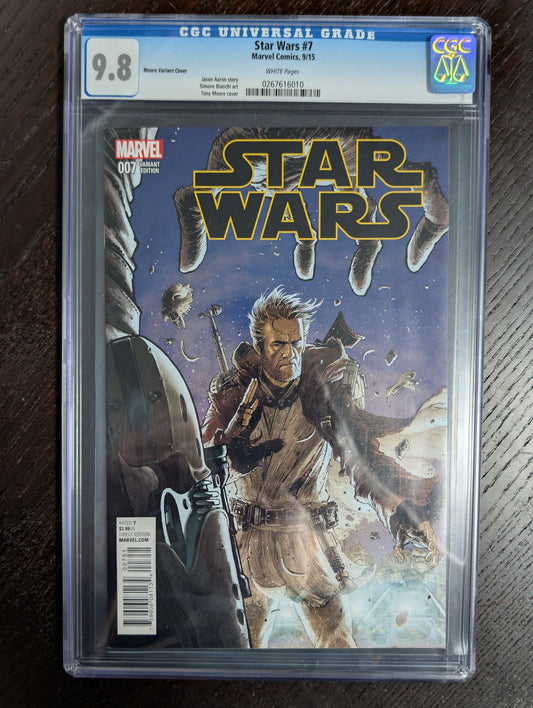 Star Wars (2015) #7 CGC 9.8 NM/M Moore Variant Marvel Comics 2015 – Front