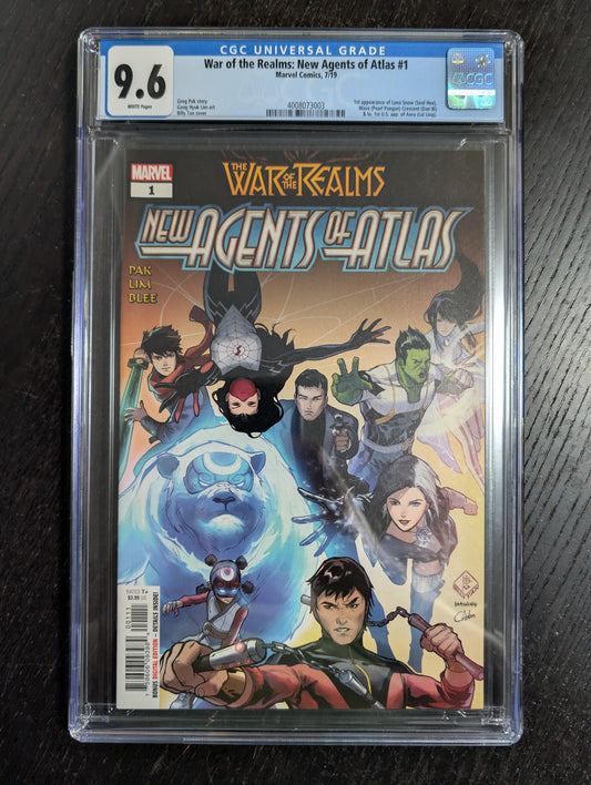 War of the Realms: New Agents of Atlas #1 CGC 9.6 NM+ Marvel Comics 2019 – Front