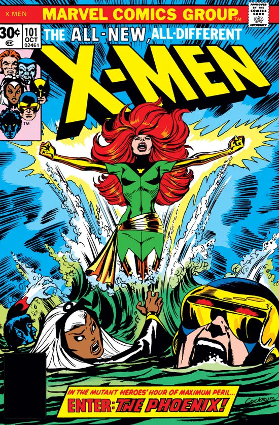 X-Men #101 comic book cover
